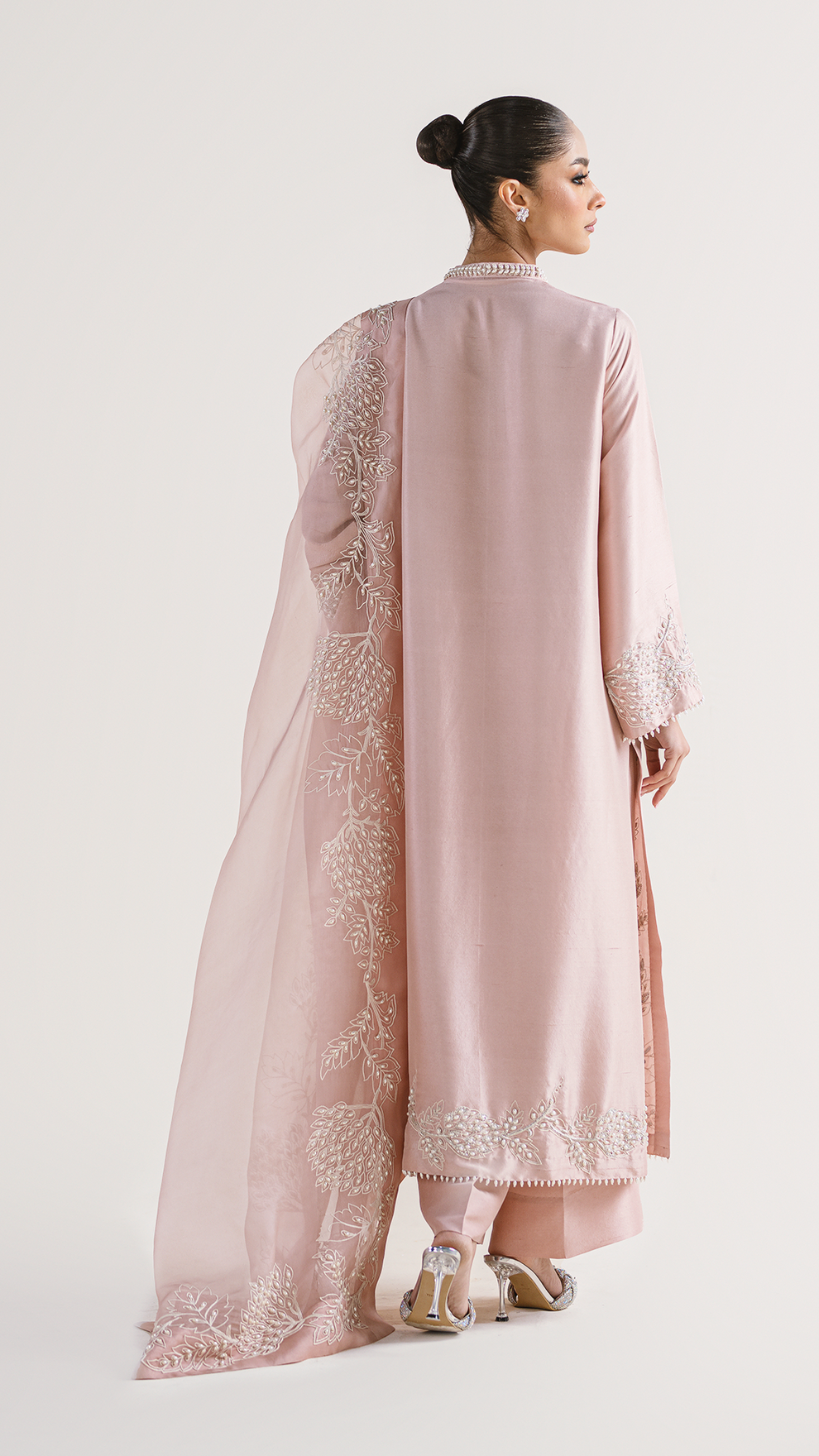 CROSS STITCH | LUXURY LAVA SILK DRESS | FULLY EMBROIDERED | UNSTITCHED 3 PIECE